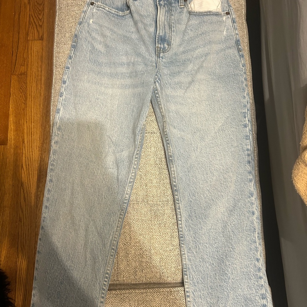 Abercrombie & Fitch Blue Straight Leg Jeans
